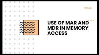 USE OF MAR AND MDR IN MEMORY BY J12 [upl. by Vitkun757]