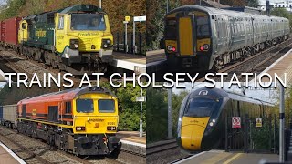 Trains at Cholsey station  271023 [upl. by Tarrah]