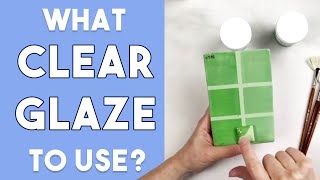 What Clear Glaze To Use With Underglazes [upl. by Yesnil]