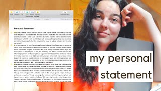 the personal statement that got me into oxford  UCAS [upl. by Nuavahs]