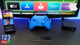 Setup XBOX controller on Apple TV iPad or iPhone  Games [upl. by Ayitahs]