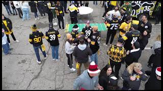 YINZERMOB TAILGATE Steelers vs Bengals [upl. by Vyner457]