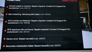 Dji Mini 3 Pro errors 40012 30066 30098 30121 30039  Bobbystech  Dji Drone Repair [upl. by Lincoln]