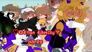 ♡Afton family dares♡ slight helliam [upl. by Revert]