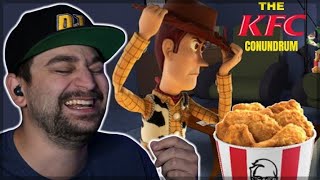 NOT WOODY TOO  YTP Soy Story The KFC Conundrum REACTION [upl. by Stormi]