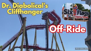 Off Ride POV of Dr Diabolicals Cliffhanger at Six Flags Fiesta Texas 2024 [upl. by Pompei832]