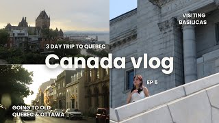 Canada Vlog ep 5 3day trip to Quebec [upl. by Anaejer502]