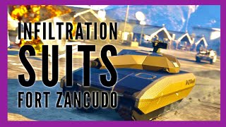 The easiest way to Collect infiltration suits Fort Zancudo [upl. by Margarethe18]