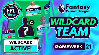 FPL GW21 MY WILDCARD TEAM  Top Transfer Targets for Gameweek 21  Fantasy Premier League 202324 [upl. by Hajile]