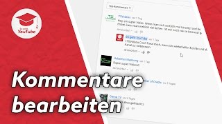 YouTube Kommentare bearbeiten  QuickTipp [upl. by Consalve755]