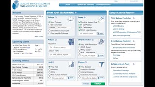 Overview of the Immune Epitope Database IEDB [upl. by Airlie905]