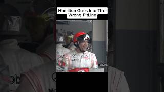 Hamilton Goes Into The Wrong PitLanef1 formula1 [upl. by Sydel]