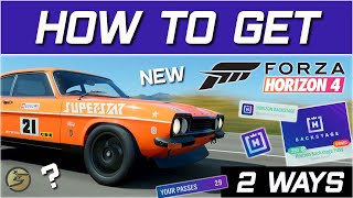 Forza Horizon 4 Backstage PASSES  How To Get 2 WAYS [upl. by Burn161]