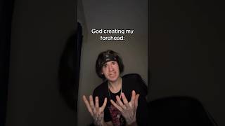 God creating my forehead uhidkuh funny tiktok [upl. by Nosrak]