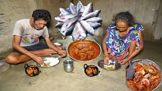 Village Style Fish Curry With Rice  Traditional Fish Curry Recipe Cooking In Village Tasty [upl. by Carlick]