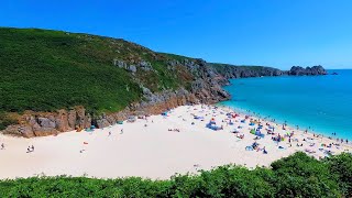 Porthcurno Beach Cornwall [upl. by Neibaf]