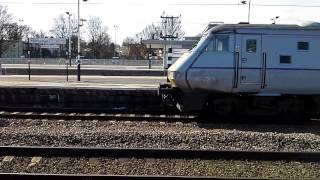 Trains at Peterborough ECML 10315 [upl. by Brocklin473]