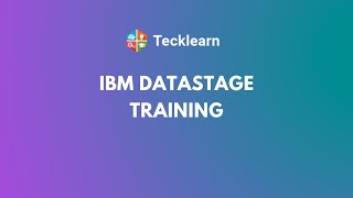 IBM DataStage Training [upl. by Ardnak]