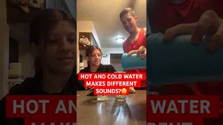 HOT And COLD Water Makes Different Sounds😲 holdendavenport7 [upl. by Gunn]