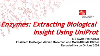 Enzymes Extracting Biological Insight Using UniProt [upl. by Behah772]