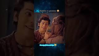 Aladdin vs yasmine 🙊😂shortviral alasmine siddharthnigam avneetkaur india [upl. by Ettenuj]