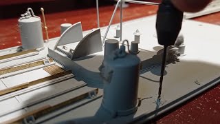 Italeri 135 S100 Schnellboot MTB Nazi shark update plus bonus tanks update Part 2 [upl. by Adnola41]