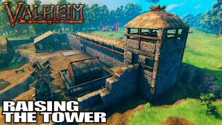 Building a Higher Tower But How  Valheim Gameplay  E59 [upl. by Annaigroeg420]