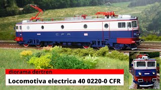 Locomotiva electrica 40 02200 CFR Amintiri Feroviare [upl. by Urbano]