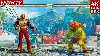 G vs Blanka Hardest AI  Street Fighter V [upl. by Aynekat]