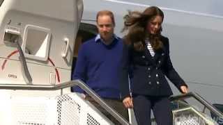 Prince William and Kate touchdown in Auckland [upl. by Jurkoic]