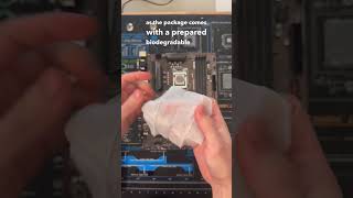 Thermal Paste Wipes Arctic MX Cleaner shorts pc pcgaming pcrepair [upl. by Niar804]