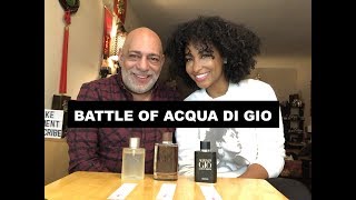 Battle of Acqua di Gio vs Profumo vs Absolu with Tiff Benson [upl. by Knut]