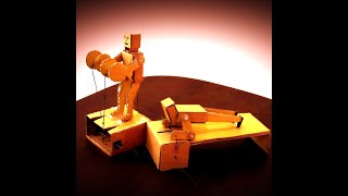 HOW TO MAKE AUTOMATA ROBOT GYM DIY [upl. by Casmey]