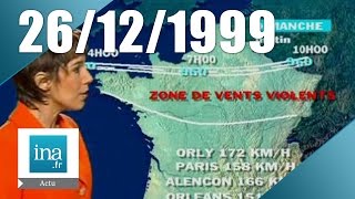 20h France 2 du 26 décembre 1999  Tempête meurtrière sur la France  Archive INA [upl. by Nallij]