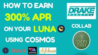 🚀 Best COSMOS Staking Strategies amp Airdrops with DRAKE ON DIGITAL  Top Projects JUNOSWAP KAVA [upl. by Leahcimdivad]