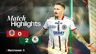 Match Highlights  East Bengal FC 02 Mohun Bagan Super Giant  MW 5  ISL 202425 [upl. by Atnek100]