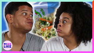 Dominicans Try Guatemalan Food [upl. by Notsla610]