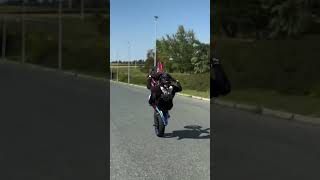 Training 💪✌️ supermoto wheelie [upl. by Unam]