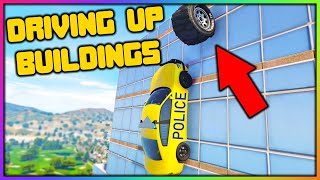 GTA 5 RP  LOOSING COPS BY DRIVING UP BUILDINGS [upl. by Anwat]