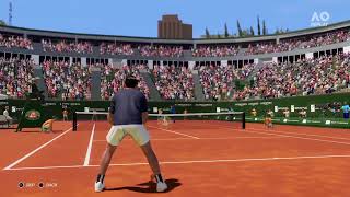 Rafael Nadal vs Dominic Thiem RG 2018  Final  AO Tennis 2 Gameplay aotennis2 [upl. by Lorine835]