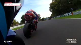 2024 Bennetts British Superbikes Round 11  Brands Hatch  Race 2 onboard highlights [upl. by Mij]