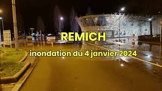 Remich Inondation du 4 Janvier 2024 [upl. by Chatterjee]