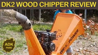 DK2 14HP CHIPPER SHREDDER REVIEW  OPC506  6 INCH [upl. by Drofyar962]