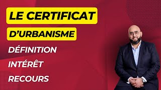 Le certificat durbanisme [upl. by Lay]