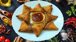 Onion SAMOSA  Street Food  Hanu Foods Onion Samosa Recipe [upl. by Ramirolg131]