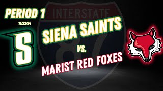 Siena vs Marist 112224  Period 1 [upl. by Sara]