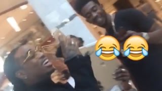 Migos And Desiigner Clowning Mall Security In Atlanta [upl. by Leinto]