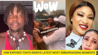 EXPOSED TONTO DIKEH SEEN FGHTING A CAR DEALER WHO SIEZED HER CAR OVER 2MILLION NAIRA UNPAID DEBT [upl. by Clarice402]