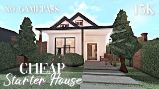 Roblox Bloxburg  No Gamepass 15k Starter House  Minami Oroi [upl. by Philipps397]