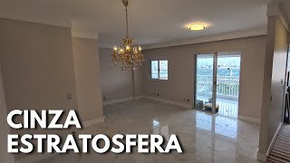 OLHA COMO FICOU ESSA SALA NA COR CINZA ESTRATOSFERA NÃO ACREDITEI DEPOIS QUE VI PRONTA [upl. by Calloway522]